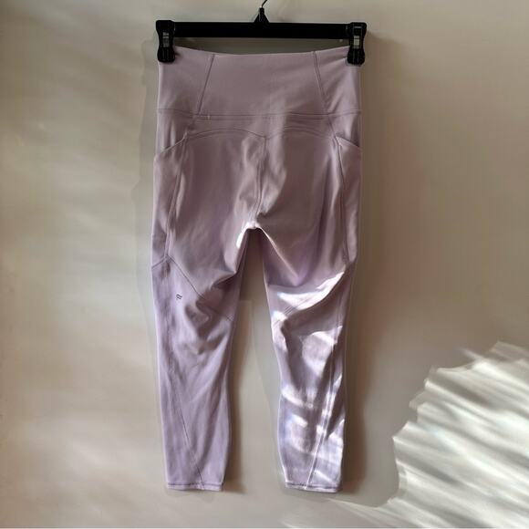 Fabletics Leggings PureLuxe Oasis Capri Hazy Iris NEW! - Picture 13 of 15